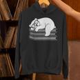 Polar Bear Reading Book Pajama Sleep Unisex Hoodie