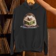 Porcupine Reading Book Hedgehog Book Lover Unisex Hoodie Porcupine Reading Book Hedgehog Book Lover Unisex Hoodie