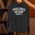 Proud Published Author 2025 Mom Dad Vintage Poet Book Writer Unisex Hoodie Proud Published Author 2025 Mom Dad Vintage Poet Book Writer Unisex Hoodie