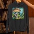 Rabbit Reading Book Under Large Mushroom Easter Bandana Unisex Hoodie