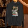 Raccoon Books Reading Flowers Unisex Hoodie Raccoon Books Reading Flowers Unisex Hoodie