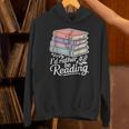 Rather Be Reading Book Lover Stack Unisex Hoodie Rather Be Reading Book Lover Stack Unisex Hoodie