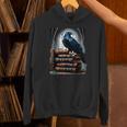 Raven On A Stack Of Books Wisdom Of Odin Unisex Hoodie