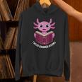I Read Banned Books Axolotl Reading Unisex Hoodie