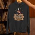 Read Book Reader Library Reading Librarian Pirate Bookworm Unisex Hoodie