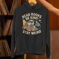 Read Books Be Kind Stay Weird Book Dragon Skeleton Reading Unisex Hoodie Read Books Be Kind Stay Weird Book Dragon Skeleton Reading Unisex Hoodie
