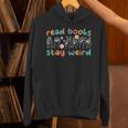 Read Books Stay Weird Sign Language ASL Teacher Book Lover Unisex Hoodie Read Books Stay Weird Sign Language ASL Teacher Book Lover Unisex Hoodie