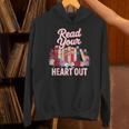 Read Your Heart Out Book Lover Reading Enthusiasts Floral Unisex Hoodie Read Your Heart Out Book Lover Reading Enthusiasts Floral Unisex Hoodie