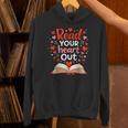 Read Your Heart Out Reading Book Lover Valentine Day Unisex Hoodie Read Your Heart Out Reading Book Lover Valentine Day Unisex Hoodie