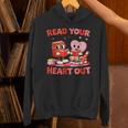 Read Your Heart Out Valentine Reading Book Girl Kid Teacher Unisex Hoodie Read Your Heart Out Valentine Reading Book Girl Kid Teacher Unisex Hoodie
