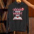 Read Your Heart Out Valentines Day Reading Book Kids Teacher Unisex Hoodie Read Your Heart Out Valentines Day Reading Book Kids Teacher Unisex Hoodie