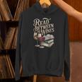 Read Between The Wines Vintage Book Lovers Wine Reading Unisex Hoodie Read Between The Wines Vintage Book Lovers Wine Reading Unisex Hoodie
