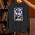 The Reader Tarot Card Reading Skeleton Skull Book Lover Unisex Hoodie