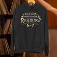 Reading 6–7 Teacher Librarian English Book Lover Quote Unisex Hoodie Reading 6–7 Teacher Librarian English Book Lover Quote Unisex Hoodie