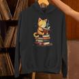 Reading Cat Books Cute Unisex Hoodie