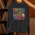 Reading Colors Our World Books Lover Unisex Hoodie Reading Colors Our World Books Lover Unisex Hoodie