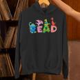 Reading DinosaurRex Dino Book Lover Unisex Hoodie