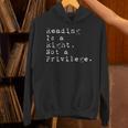 Reading Is a Right Not a Privilege Banned Books Unisex Hoodie