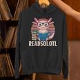 Readsolotl Axolotl Reading Book Lover Kawaii Bookworms Unisex Hoodie Readsolotl Axolotl Reading Book Lover Kawaii Bookworms Unisex Hoodie