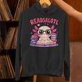 Readsolotl Pink Kawaii Axolotl Book Lover Reading Unisex Hoodie Readsolotl Pink Kawaii Axolotl Book Lover Reading Unisex Hoodie