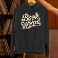 Retro Book Worm Reading For Book Lovers Unisex Hoodie Retro Book Worm Reading For Book Lovers Unisex Hoodie