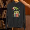 Retro Christmas Ornament Book Christmas Teacher Librarian Unisex Hoodie