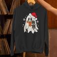 Retro Ghost Reading Book With Cat Bookish Club Christmas Men Women Kids Unisex Hoodie