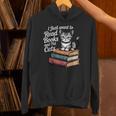 Retro I Just Want To Read Books And Pet Cats Cat For Men Women Kids Unisex Hoodie Retro I Just Want To Read Books And Pet Cats Cat For Men Women Kids Unisex Hoodie