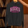 Retro Pink Coquette Bow Valentine Book Lover Varsity Unisex Hoodie Retro Pink Coquette Bow Valentine Book Lover Varsity Unisex Hoodie