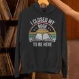Retro Vintage I Closed My Book To Be Here Book Lover Reading Unisex Hoodie Retro Vintage I Closed My Book To Be Here Book Lover Reading Unisex Hoodie