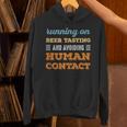 Running On Beer Tasting Social Introvert Humor Vintage Unisex Hoodie