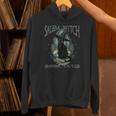 Salem Witch Book Club Cat Reading Witchy Halloween Men Unisex Hoodie