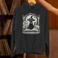 Salem Witch Book Club Vintage Halloween Cat Book Lover Unisex Hoodie