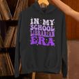 In My School Librarian Era Groovy Back To School Book Lover Unisex Hoodie