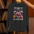 School Secretary Read Books And Know Things Flowers Flamingo Unisex Hoodie