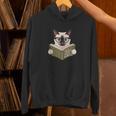 Siamese Cat Reading Book How To Train Your Human Humorous Unisex Hoodie Siamese Cat Reading Book How To Train Your Human Humorous Unisex Hoodie