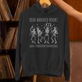 Skeleton Read Banned Books Gain Forbidden Knowledge Unisex Hoodie