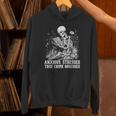 Skeleton Reading Book Anxious Stressed True Crime Obsessed Unisex Hoodie Skeleton Reading Book Anxious Stressed True Crime Obsessed Unisex Hoodie