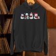 Snowman Reading Books Teacher Librarian Bookworm Christmas Unisex Hoodie
