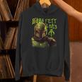 Star Wars The Book Of Boba Fett Neon Boba Fett Lives Poster Unisex Hoodie