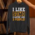 Sumo Wrestling Introvert Wrestler Sumotori Japanese Sport Unisex Hoodie