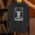 Tarot Card Vintage Whippet Dog Book Lover The Reader Unisex Hoodie