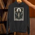 Tarot Cards Guide Book Esoteric Mysticism Clothing Tarot Card Justice Unisex Hoodie