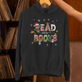 Teacher Read More Books Christmas Reading Bookworm Librarian Unisex Hoodie Teacher Read More Books Christmas Reading Bookworm Librarian Unisex Hoodie