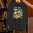 Tired Moms Book Club Cozy Night Coffee Reading Cat Unisex Hoodie