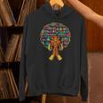 History Month Afro Women Book Lover Librarian Teacher Unisex Hoodie
