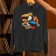 Toucan Reading Book Unisex Hoodie