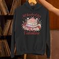 Vintage All Booked For Valentines Book Lovers Teacher Kids Unisex Hoodie