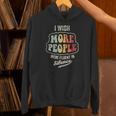 Vintage I Wish More People Were Fluent In Silence Introvert Unisex Hoodie