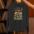 Wild About Reading Reading Books And Bookworm Library Day Unisex Hoodie